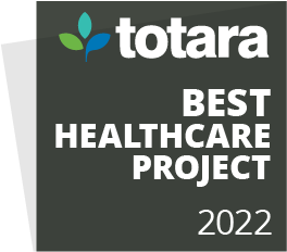 Totara Best HC Project Winner 2022 badge