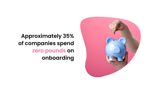 how much is spent on onboarding?